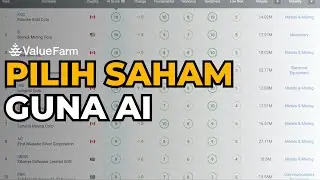 Cara Pilih Saham Yang Bagus Guna Ai - Saya Cuba Melabur Dengan Ai Selama 30 Hari