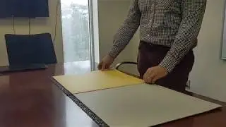 Flooring for temporary labs and testing clinics
