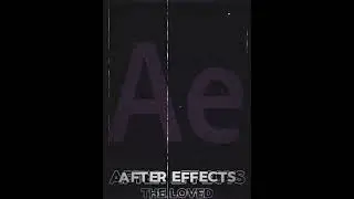 Capcut Vs After Effects || Style Idea By : @palindromicout7702