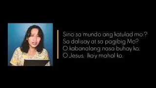 Jesus My Lord, My Best Love Thou Art ( Tagalog)