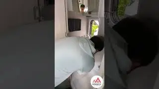L'utilisation des toilettes du van NOMADLY
