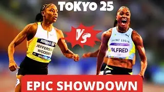 Julien Alfred Battles Melissa Jefferson In 100m - World Athletics Tokyo 2025 | Track And Field 2025