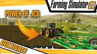 Fs 20 I Farming simulator 20 - Cultivate Field with | JCB Fastrack Mod I fs20, Timelapse Gameplay