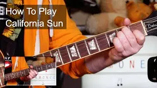 'California Sun' The Ramones Guitar & Bass Lesson