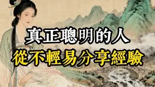 為什麼真正聰明的人，從不輕易分享經驗？ 揭開聰明人“沉默”的真正原因，這是成年人最頂級的自保，答案很紮心#人生感悟 #心理学 #生意思维 #科普 #识人术 #人生智慧 #智慧人生