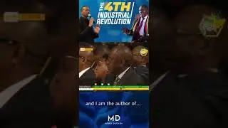 President Cyril Ramaphosa explaining the benefits of an african cryptocurrency innovation.