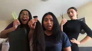 i let my FRIENDS CUT my HAIR!
