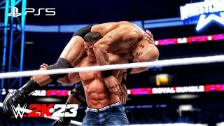 WWE 2K23 John Cena Vs Stone Cold Steve Austine PS5 Gameplay - No Commentary