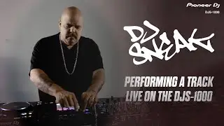DJ Sneak performing a track live on the DJS-1000
