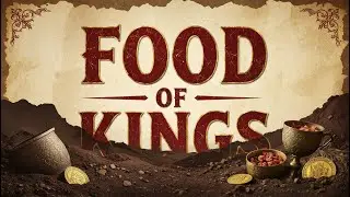 What food was buried with kings