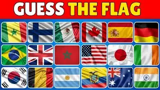 🚩 Guess the Country by the Flag Quiz 🌎 | Can You Guess 100 Flags?