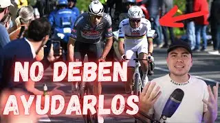 ¡OJO CON ESTO! NO PUDEN SEGUIR AYUDANDO A POGACAR Y VAN DER POEL EN CARRERA