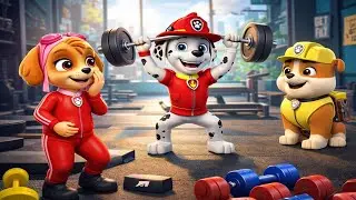 Teamwork Under Training Pressure &mdash; Marshall Leads the Way in the Gym | PAW Patrol Animation 🚨💪
