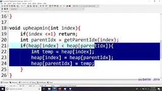 Min-Heap Code Implementation in C