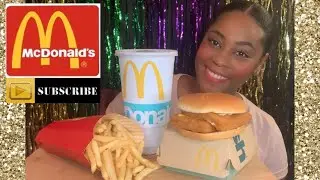 McDonalds Double Filet-O-Fish Meal Mukbang