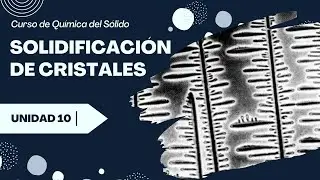Solidificación de cristales