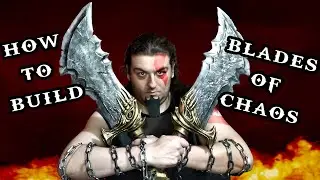 HOW TO BUILD BLADES OF CHAOS / COMO FAZER L&Acirc;MINAS DO CAOS - GOD OF WAR DIY COSPLAY PROP TUTORIAL