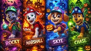 Paw Patrul- Rocky 🆚 Marshall 🆚 Skye 🆚 Chase🎶Tiles Hop EDM Rush 