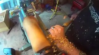How to use a lathe roughing gouge correctly