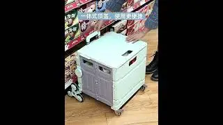 easyhome.sg Multifunctional Folding Shopping Cart / Large Capacity Utility Cart / Foldable Trolley