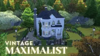 Vintage Maximalist Family Home 🌿 The Sims 4 Speed Build