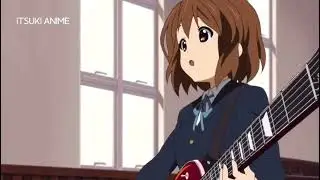 Ui pretends to be yui!!! (K-On!) English sub!!!! 🦋💖💙❄️