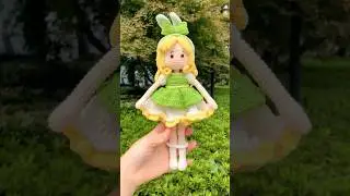 Let's Crochet Green Princess👸💕| Perfect Handmade Gift | Easy to Crochet🤗