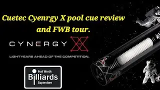 Краткий обзор и экскурсия по магазину кия Cuetec Cyenrgy X Pool Cue. 😊 Полиэтиленовая обмотка (не...
