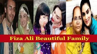 Fiza Ali with her Family
