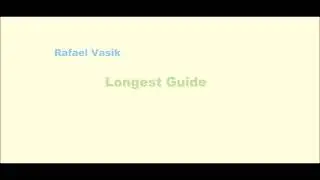 Rafael Vasik - Longest Guide (Abstrax Original)