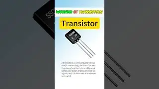 Working of Transistors #transistor #transistors #electronics