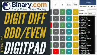 Binary.com Bot Free | Manual DigitDiff | Odd/Even | DigitPad