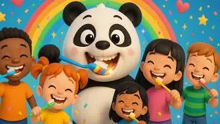 Brush The Panda Teeth | Hindi Nursery Rhymes & Kids Songs | Fun Cartoon Video for Children