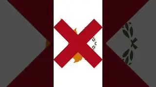 Hanging the flag of Cyprus vertically #shorts