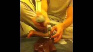 How to restore American football gloves with hairspray