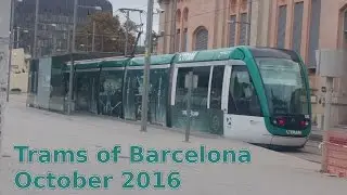 Trams of Barcelona October 2016