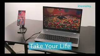 Ultradock | 15.6'' 1080P Wireless Portable Lapdock |Keyboard&Touchscreen&Battery|Wireless Connection