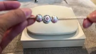 Panodra Peach Blossom 14k Rose Gold Slider Bracelet