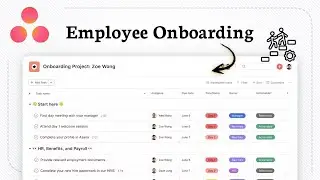 How to make an Employee Onboarding in Asana