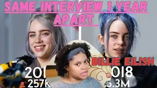 Billie Eilish- Same interview 1 year apart | Vanity Fair Reaction! #billieeilish #vanityfair #viral