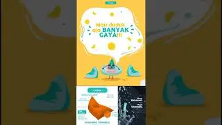 BEAN BAG TRIANGLE WATERPROOF SIZE MEDIUM -CASHA by Kayoo Indonesia  