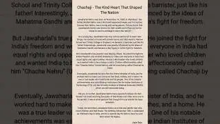 #Chachaji #jawaharlalnehru #storytelling #speech