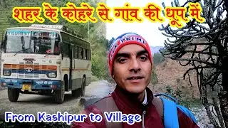 शहर के कोहरे से गांव की धूप में🌞From Kashipur to Village 🚌 @PAHADIJUNCTION Dr Ashok Nautiyal Vlog