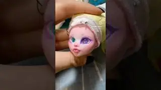 New eyes 👀 #customdoll #ooak #ooakdoll #shorts #bjd #dolls #monsterhigh #kawaii #collectibles