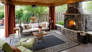 Outdoor Living Room Or Patio Area