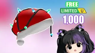 【SOLD OUT】Santa Hat w/ Holiday Lights - roblox免费UGC - FREE LIMITED UGC