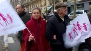 Simone Veil a manifesté contre le mariage homo - 14/01