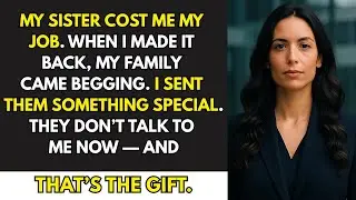 My Sister Got Me Fired, Then My Family Demanded Money When I Found Success. What They Got Instead...