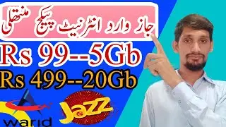 Jazz Warid monthly Call and Internet Packages | Sajid TechWork