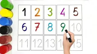 Numbers 1 to 10 | Kids Count Numbers 1-10 | Toddler & Preschool Educational Video #kiddostv